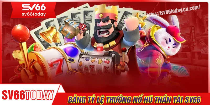 Bảng tỷ lệ trả thưởng Nổ Hũ Thần Tài Sv66 theo biểu tượng